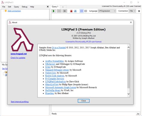 LINQPad Premium 7.39 Full Version Crack Free Download